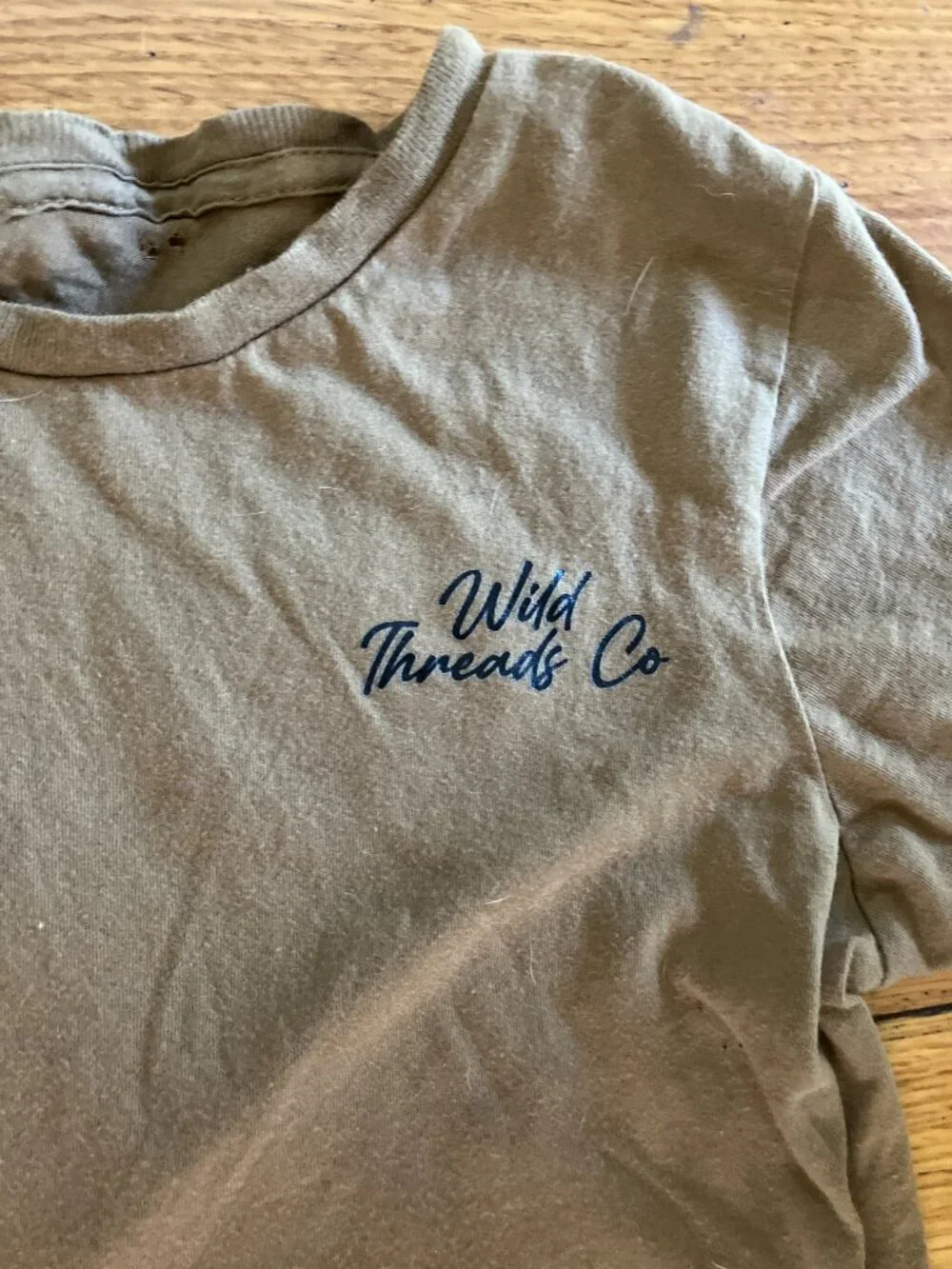 Wild Threads Buck Wild Deer Graphic Tee 🦌 100% Cotton Brown T-Shirt Size Youth